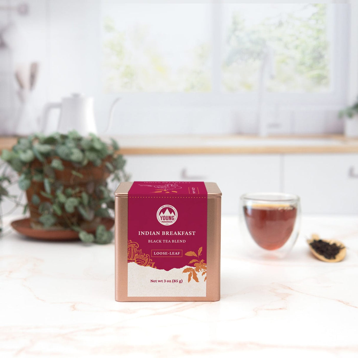 Young Mountain Tea Tea 3 oz ($0.25/cup) Indian Breakfast