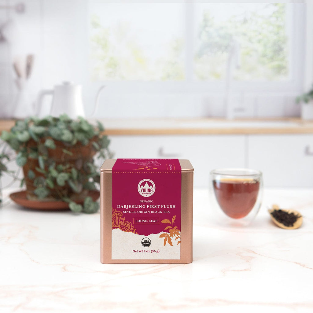 Young Mountain Tea Tea 2 oz ($0.75/cup) Organic Darjeeling First Flush