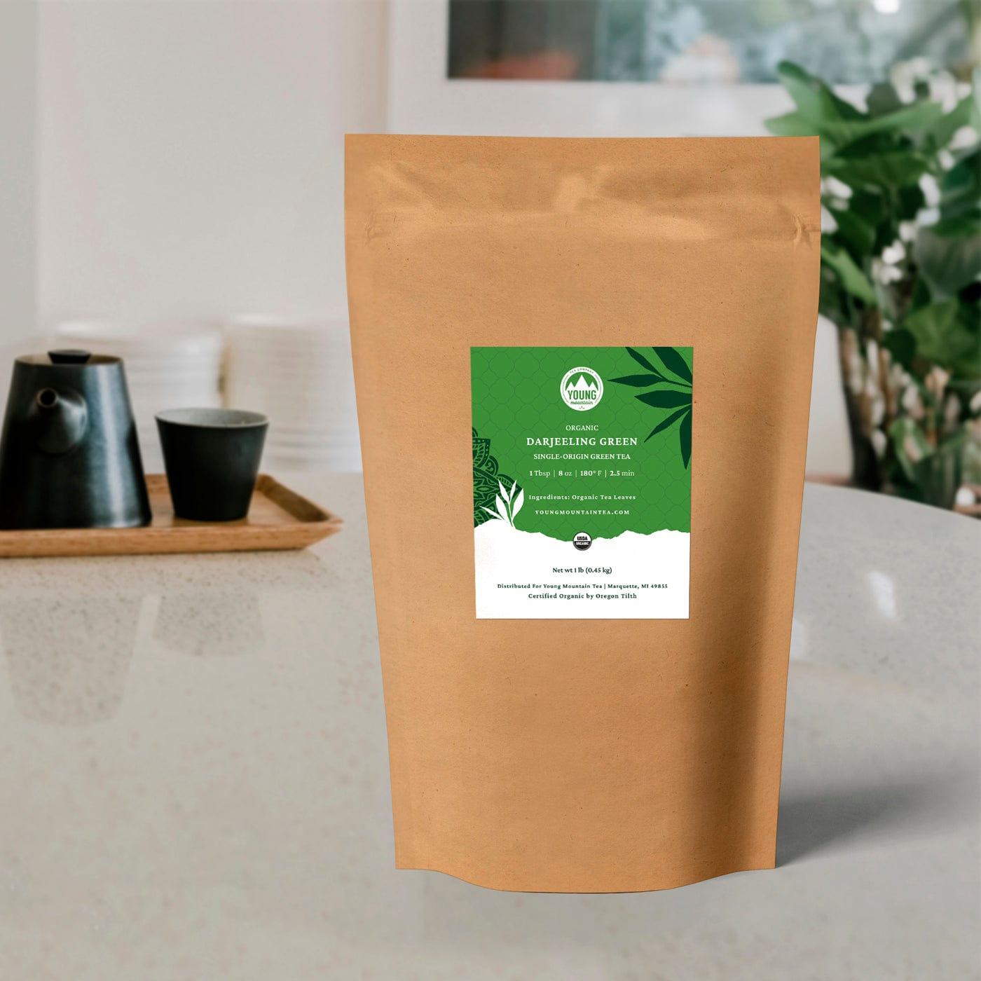 Organic Darjeeling Long-Leaf Green- Loose Leaf Green Tea Online
