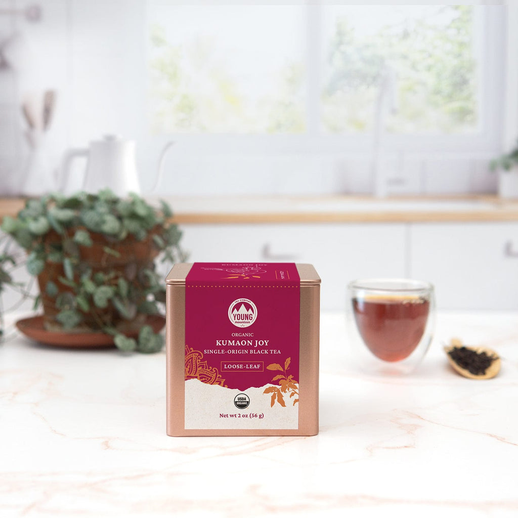 Young Mountain Tea Tea 2 oz ($0.35/cup) Organic Kumaon Joy