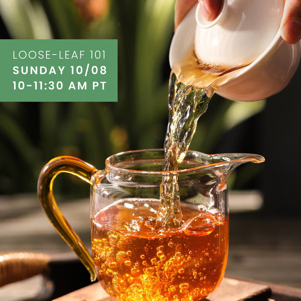Young Mountain Tea Event Virtual Workshop: Loose-Leaf 101 | Tips & Tricks for Making Tea at Home