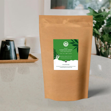 Young Mountain Tea Wholesale 1 lb (W) Organic Darjeeling Green